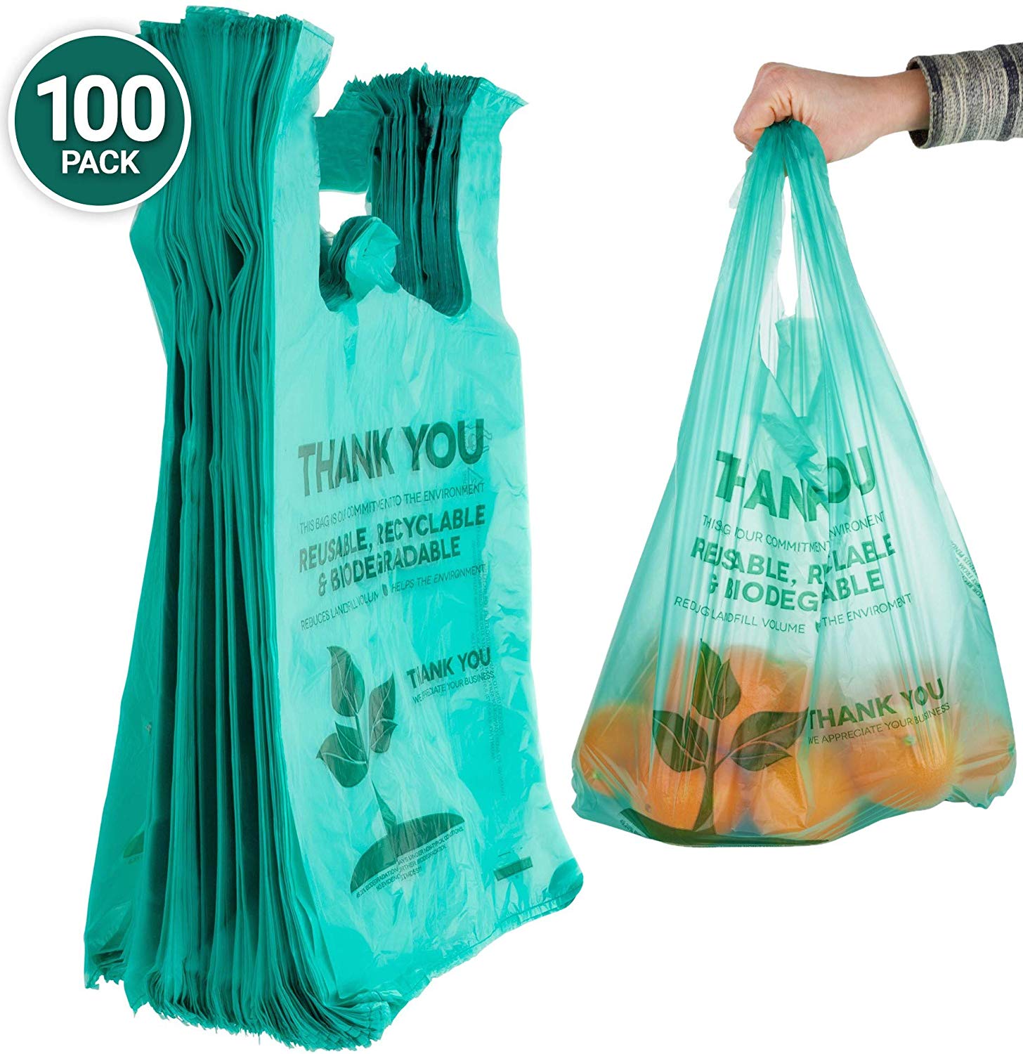 Bolsa de compras compostable PLA