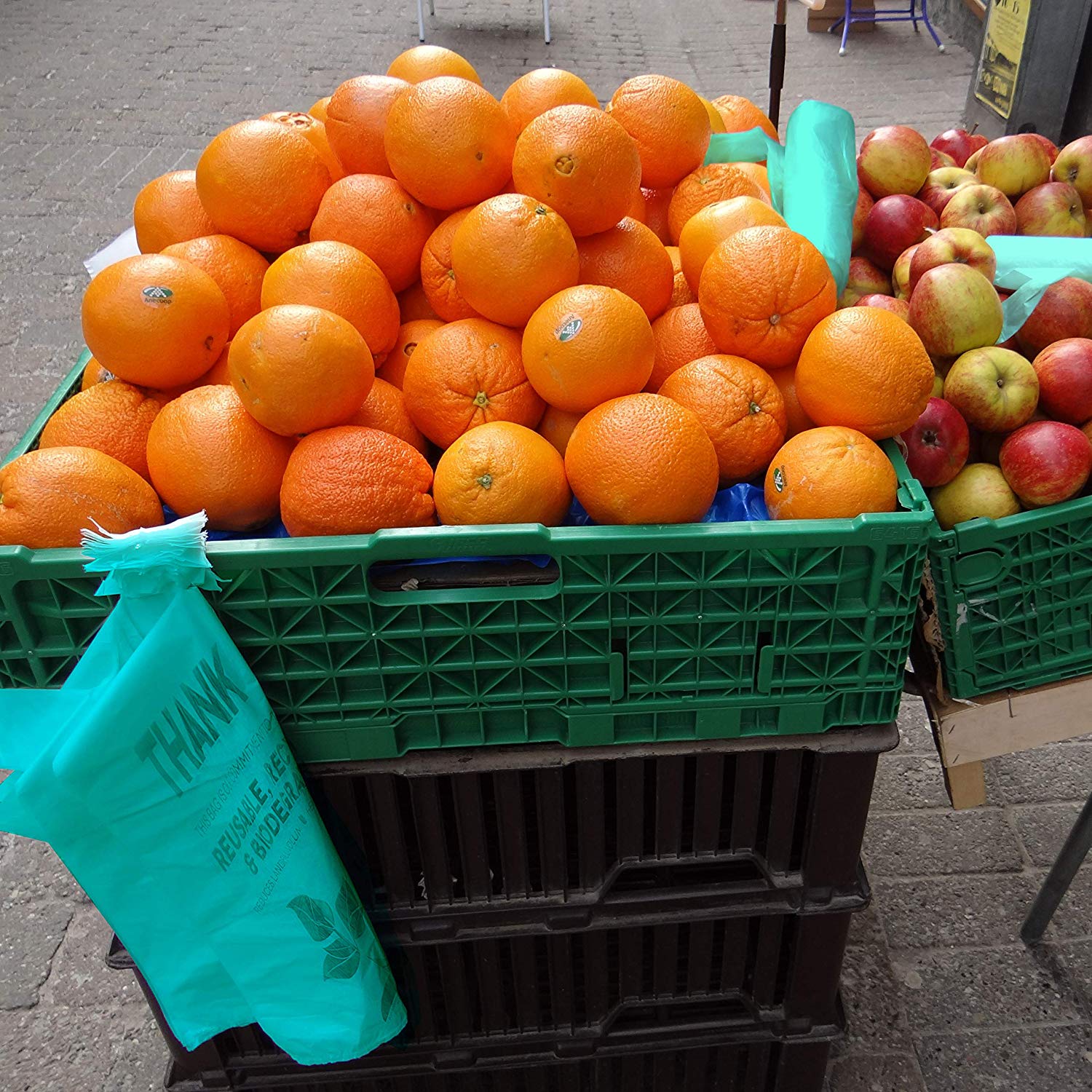 Bolsa de compras compostable PLA