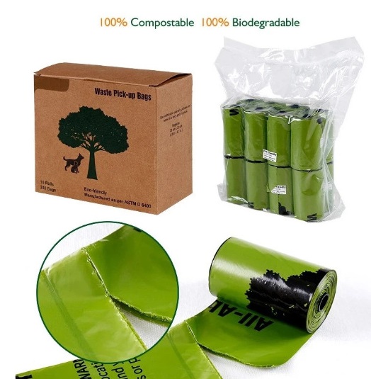 Bolsa de caca de perro biodegradable